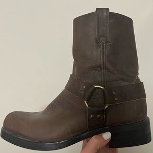 FRYE Mens Leather Western Boots